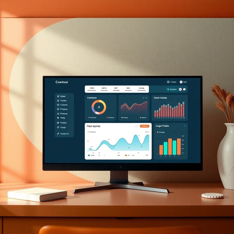 Interfaccia prodotto Studio Marino su display scuro con dettagli in teal